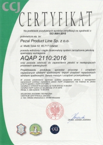 nowy certyfikat jakości AQAP